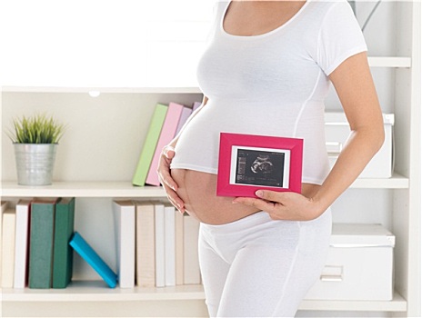 孕妇,超声波扫描,照相