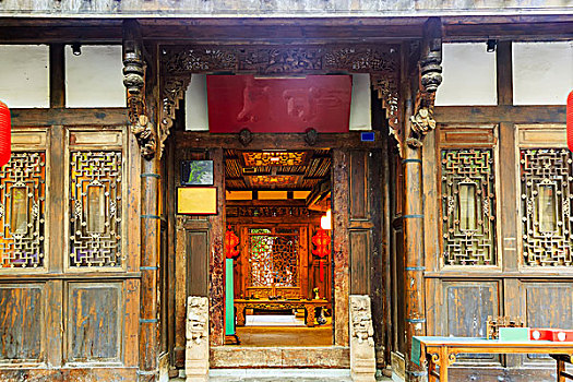 木门,中国,民俗,房子