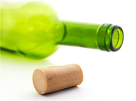 软木塞,葡萄酒瓶,白色背景,背景