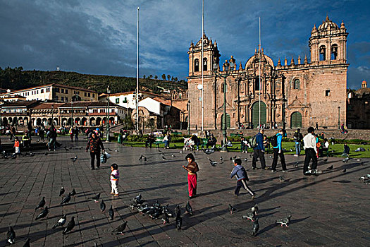 阿玛斯,大教堂,库斯科市,秘鲁,南美