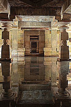 地下,庙宇,印度