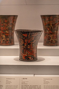 秘鲁印加博物馆藏殖民时期木凯罗杯