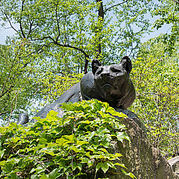 动物,雕塑,中央公园,曼哈顿,纽约,美国