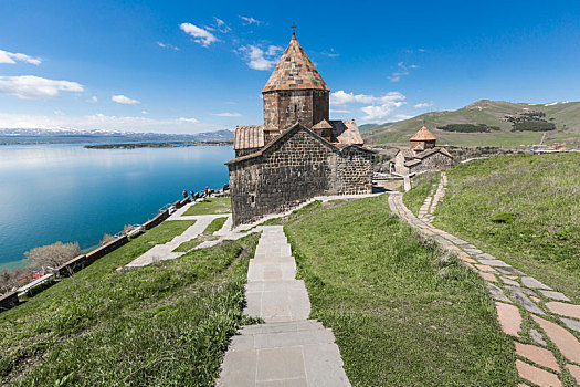 9世纪,亚美尼亚人,寺院,湖