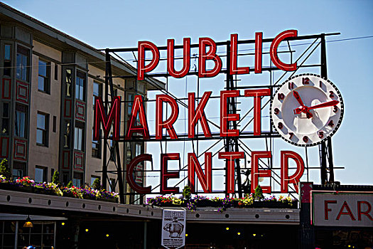 派克市场,西雅图,华盛顿,美国