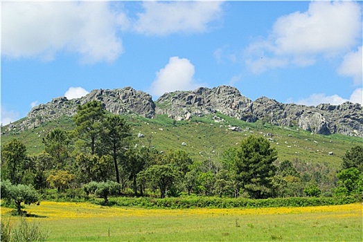 瓦伦西亚,花冈岩,石头,风景