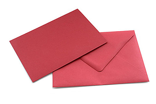 红色,信,信封