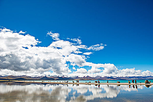 西藏纳木措湖