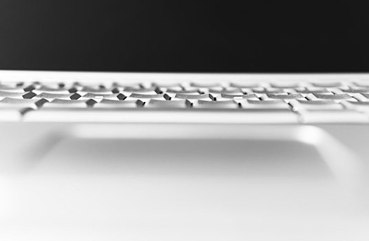 横图,黑白,笔记本电脑,键盘,背景