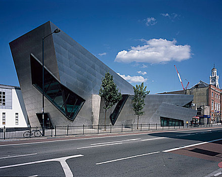 建筑,伦敦,城市,大学,柱子,研究生中心,2003年,户外