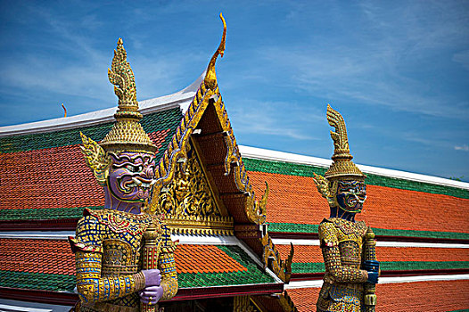 寺院,卧佛寺,曼谷,泰国,亚洲