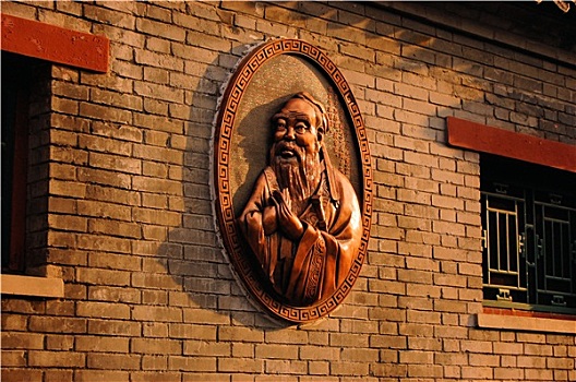 铜像,孔子,北京