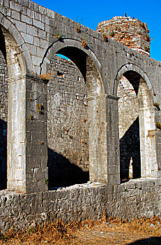 阿尔巴尼亚,教堂,城堡