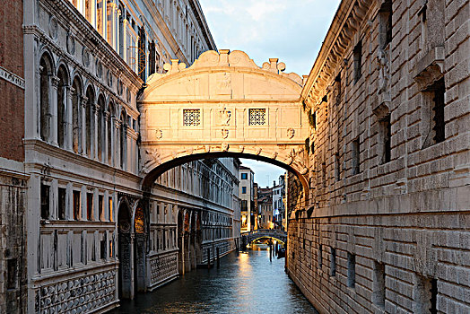 叹息桥,威尼斯,威尼托,意大利,欧洲