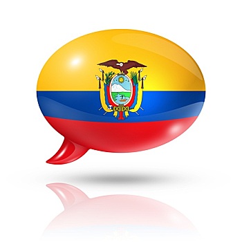 厄瓜多尔,旗帜,对话气泡框