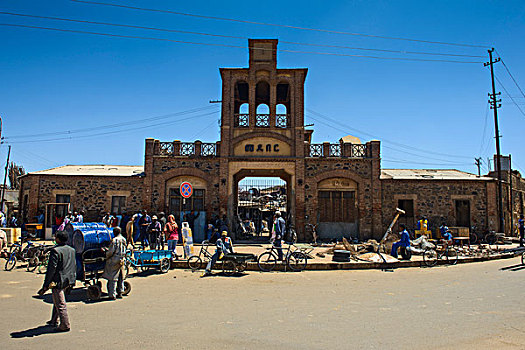 入口,市场,阿斯马拉,厄立特里亚,非洲