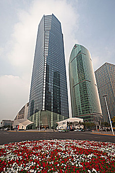 上海浦东陆家嘴的时代金融中心大厦