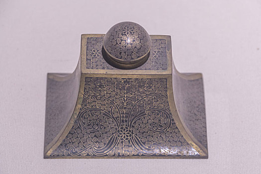 中国清代铜茶叶盒