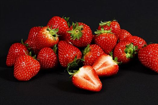 草莓,一个,精确