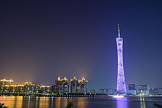 夜景广州塔