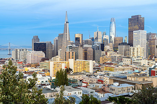 旧金山,市区,天际线