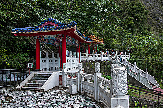 台湾花莲县太鲁阁国家公园,长春祠