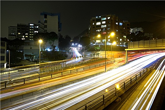 交通,城市,夜晚