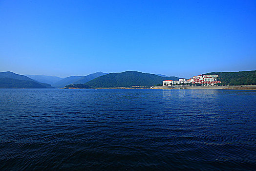 湖泊,水,水面,生态,山水,建筑