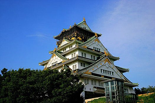 日本大陂古城著名建筑天守阁