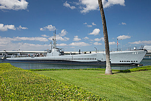 美国军舰,潜水艇,珍珠港,瓦胡岛,夏威夷