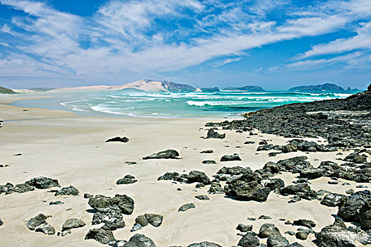 新西兰,北岛,雷因格海角,海滩,大幅,尺寸