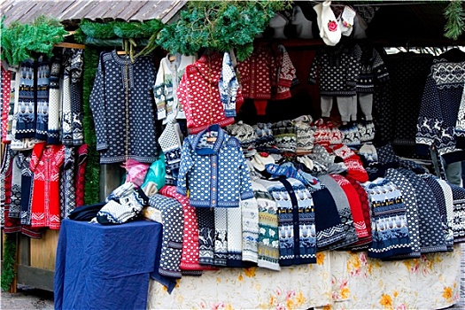棉服,圣诞市场