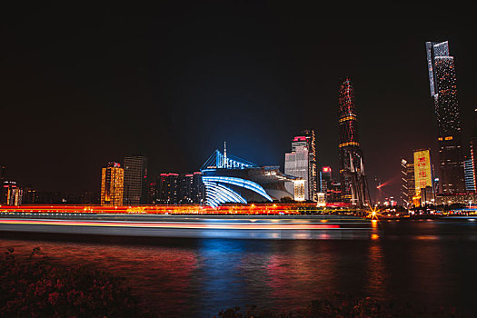 海心沙城市夜景风光