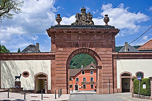 城门,巴登符腾堡,德国,欧洲