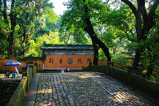 大门,隋代古刹,地面