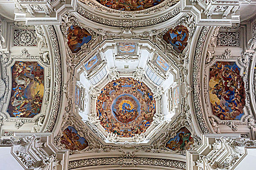 穹顶,大教堂,帕绍,德国