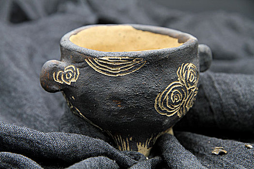 花器多肉花盆陶器陶瓷盆植物盆花盆陶艺手工雕刻