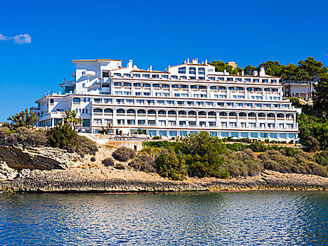 酒店,海岸,马略卡岛,巴利阿里群岛,西班牙,欧洲