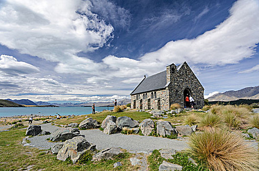 教堂,泰卡泊湖,坎特伯雷,区域,南岛,新西兰