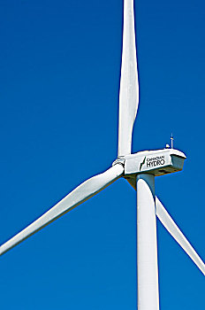 风力发电机,特写,安大略省,加拿大
