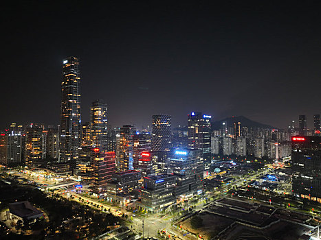 前海湾夜景