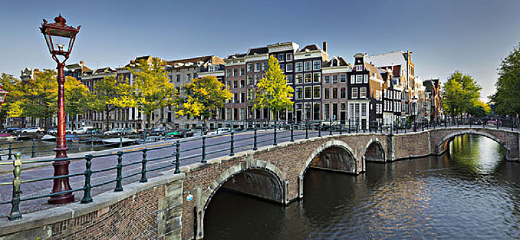 房子,靠近,阿姆斯特丹,荷兰