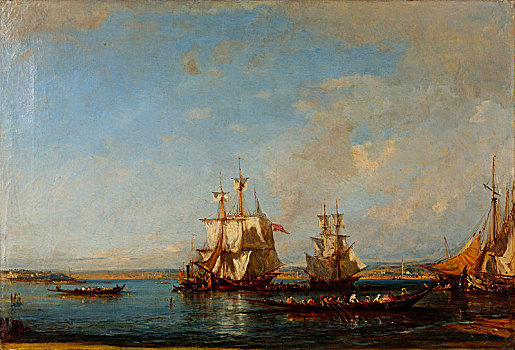 帆船,博斯普鲁斯海峡,一半,艺术家
