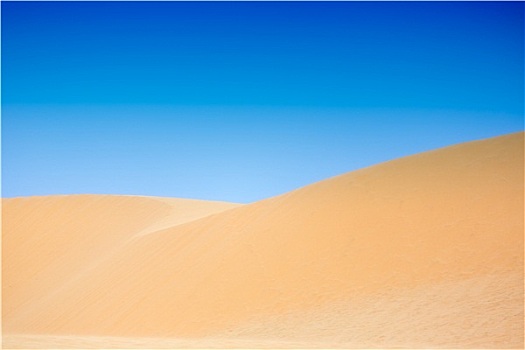 白沙,沙丘,蓝天,美尼,越南