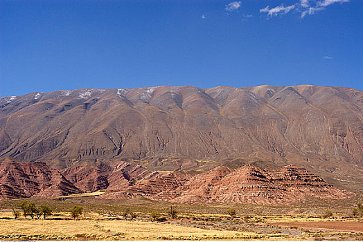俯视,风景,萨尔塔省,阿根廷