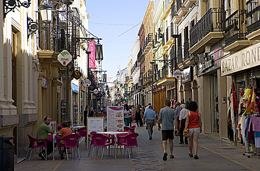 西班牙,隆达,历史,小镇,购物街,游客