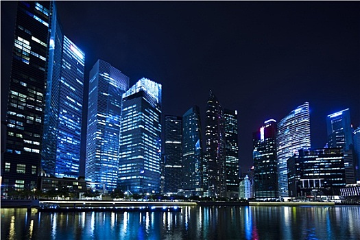 新加坡,天际线,金融中心