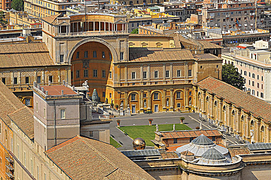 梵蒂冈博物馆,建筑,风景,圣徒,大教堂,罗马,意大利