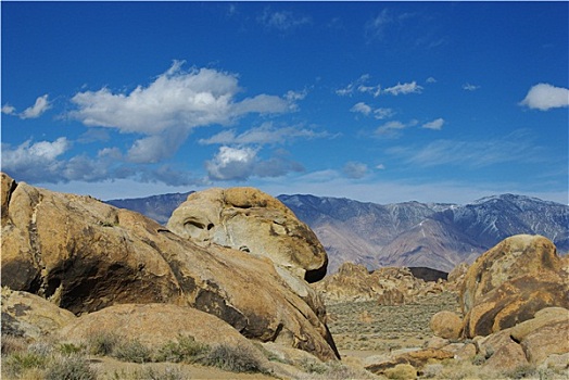 岩石构造,雪,山脉,阿拉巴马山丘,加利福尼亚