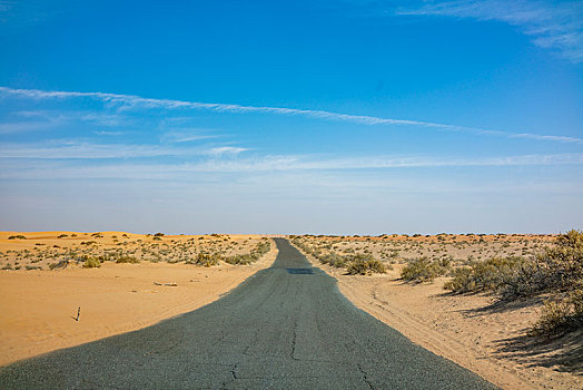 迪拜沙漠保护区公路杜巴艾因路